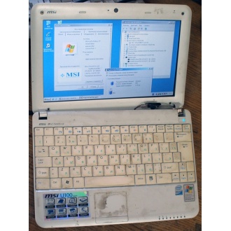 Нетбук MSI Wind U100 (Intel Atom N270 1.66Ghz /1024Mb DDR2 /120Gb /10" 1024x600) - Липецк