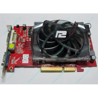 Б/У видеокарта 1Gb ATI Radeon HD4670 AGP PowerColor R73KG 1GBK3-P (Липецк)